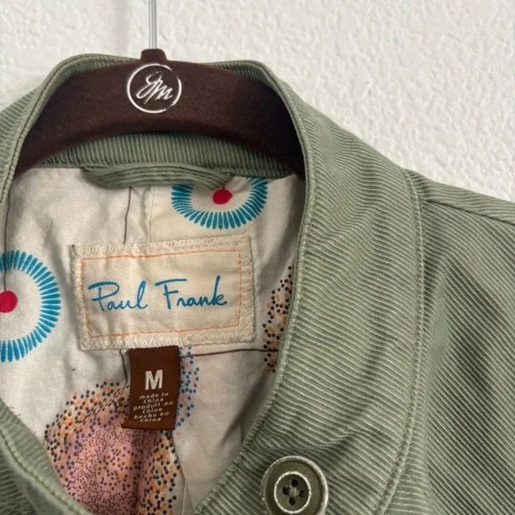 Paul Frank Women's Size Medium Green Jacket - Picture 2 of 4